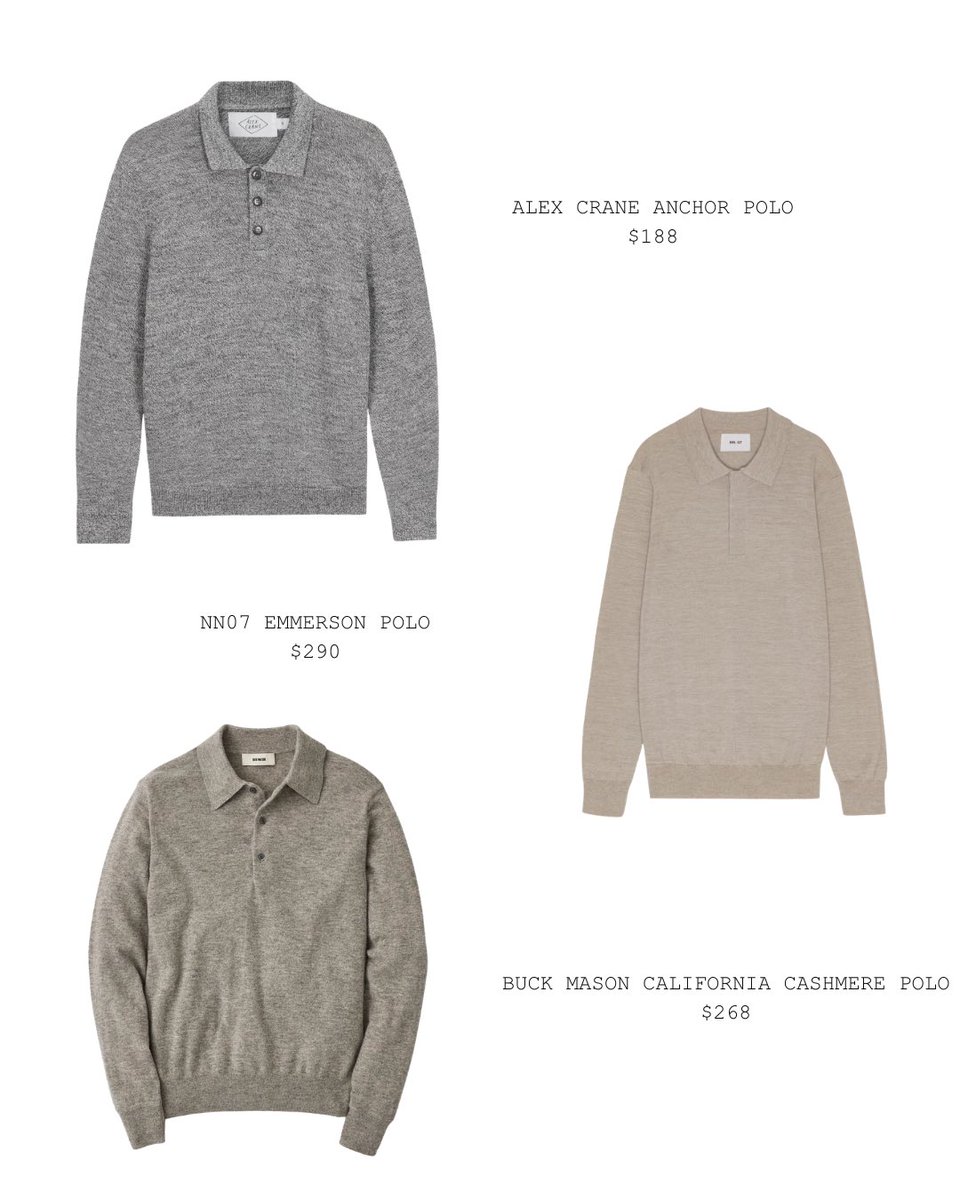 rachcorrine's tweet photo. BRAD’S LONG SLEEVE GREY KNIT AND WHERE TO FIND IT. (And how to style it.) Recently watched Mr. and Mrs. Smith. Been searching for a similar grey long sleeve knit since. Side note. Put a client in the second look (@nn07.official Kay pant and polo - absolutely slapped. So good.) Anyway. Everything is linked including what I used to style the looks. Enjoy the fruits of my labor!! xx