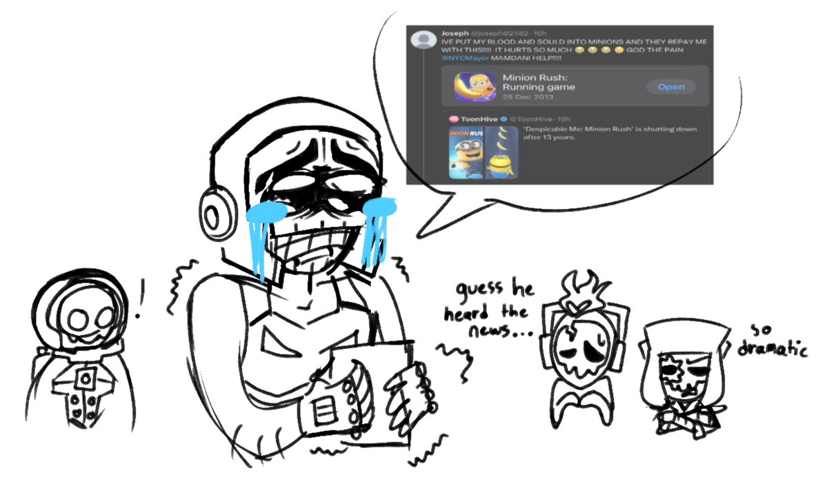 br4inzz_x's tweet photo. fuuuuck they’re killing the minions app fuuuuuuck https://t.co/y6pZvBKHik