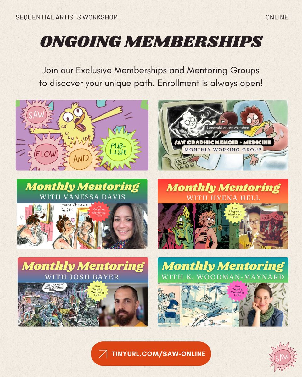 comicsworkshop's tweet photo. Explore different ways of creating autobiographical comics with Rosena Fung: works that harness and distill individual experiences (including observations, memory, and emotions) into stories that are deeply personal yet emotionally resonant for readers.

https://t.co/4bmGIKHSQb https://t.co/MzrqoNGwVL