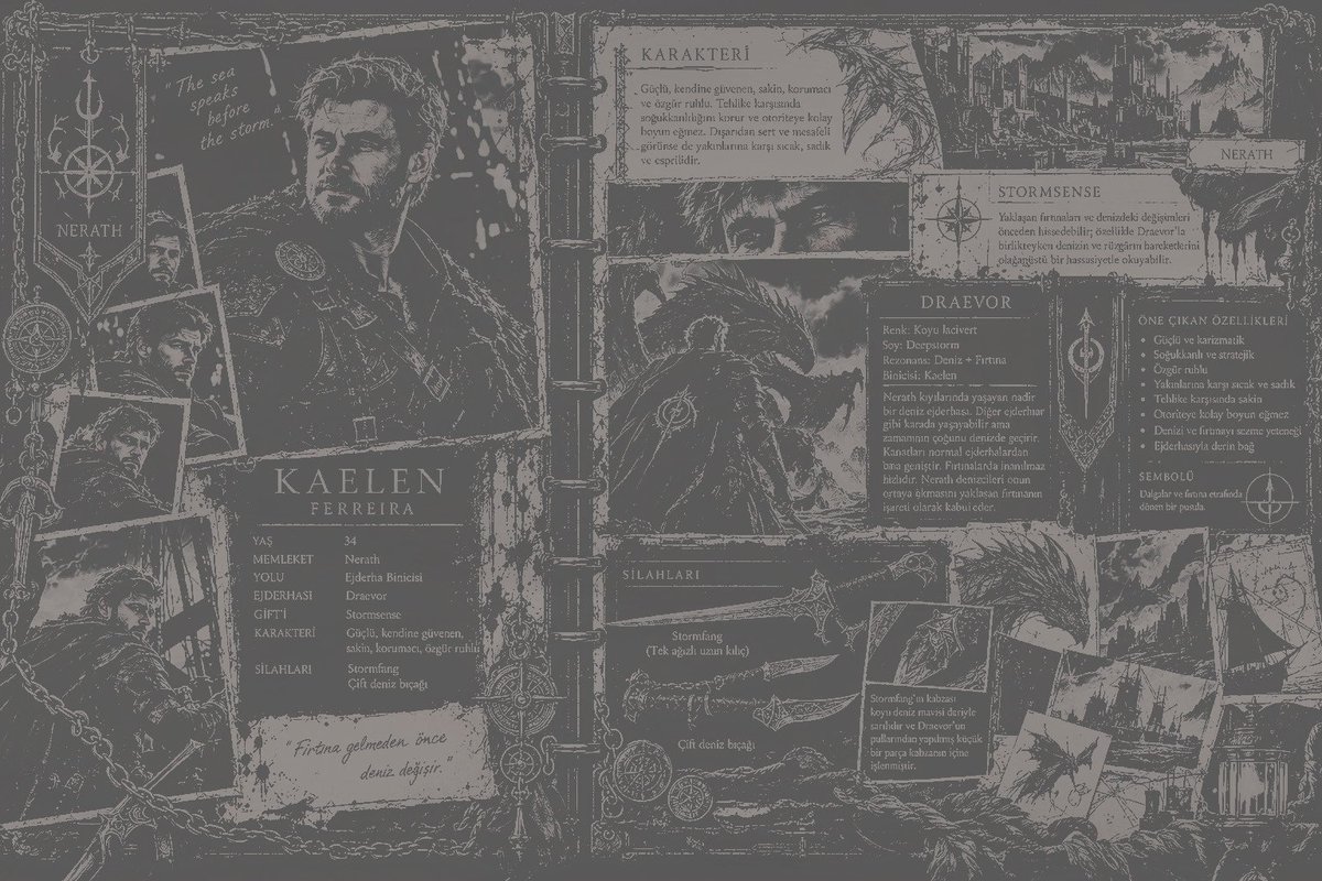 vaexiusfam's tweet photo. ⠀

⠀⠀⠀⠀welcome to  . . 🐉 —  𝗮𝗲𝘀𝘁𝗿𝗮  
⠀⠀⠀⠀▸ kaelen ferreira, 34.
⠀⠀⠀⠀▸ ejderha binicisi | draevor. 
⠀⠀⠀⠀▸ stormsense | nerath. 
⠀⠀⠀⠀𝘁𝗵𝗲 𝗽𝗮𝘁𝗵 𝗼𝗳 𝗯𝗼𝗻𝗱 ⋆ 𝗱𝗿𝗮𝗴𝗼𝗻𝗿𝗶𝗱𝗲𝗿  .!

⠀ https://t.co/CequdMipo6