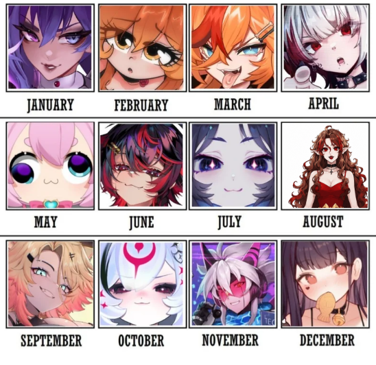 NiaVampire_'s tweet photo. What month did you get, and are you keeping it? https://t.co/cnsXUSTeCC