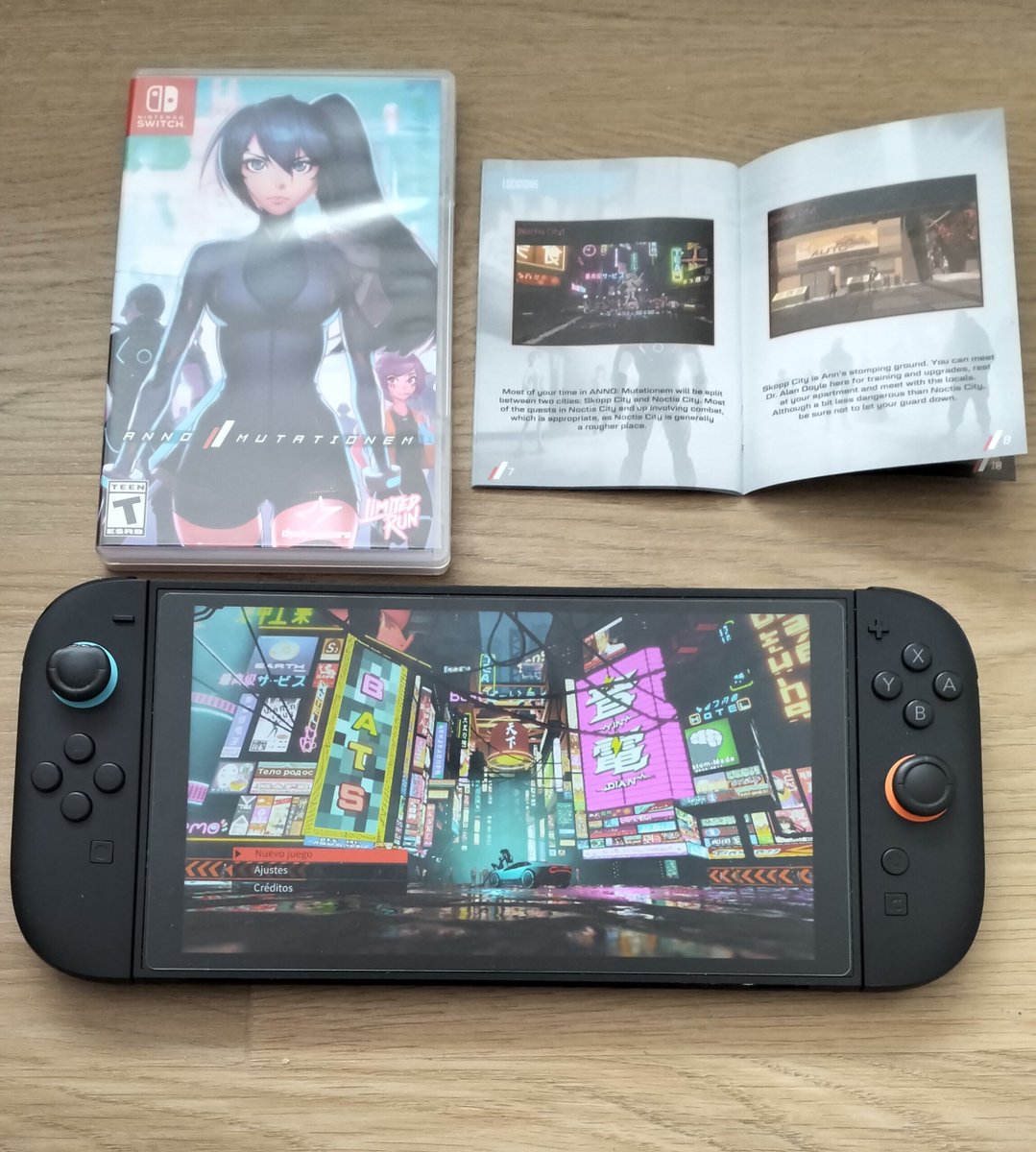 admagames's tweet photo. ¡Llegó el momento de ponerse con Anno Mutationem en Nintendo Switch 2! 🥳

Gracias @AnnoMuta por esta maravilla 😍

¿Lo habéis jugado?

#NintendoSwitch2 #indiegame #cyberpunk #AnnoMutationem https://t.co/DU2zgnPffn