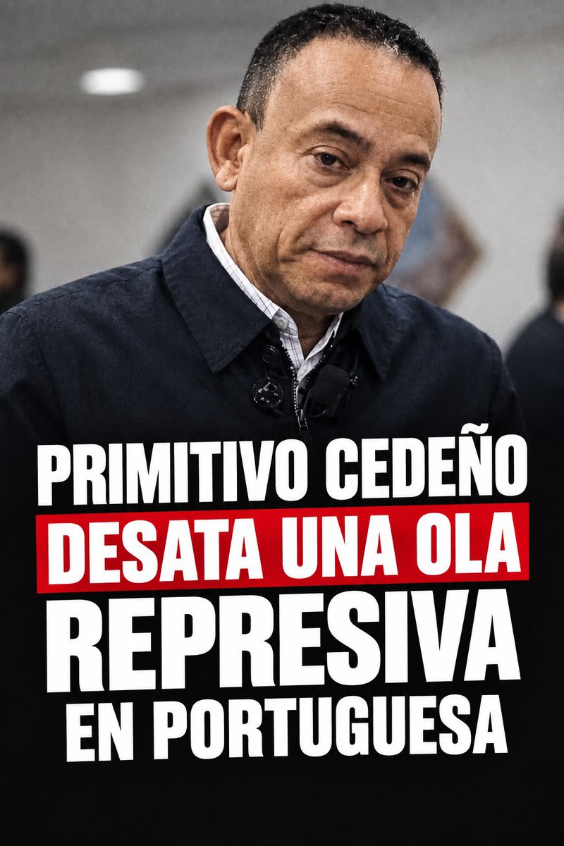 SantiagoRafa11's tweet photo. 🇻🇪 🚨 ALERTA | Primitivo Cedeño, el corrupto “gobernador” de Portuguesa, pretende desatar una ola represiva para silenciar la protesta ciudadana en la entidad. https://t.co/LxnlMxUPka