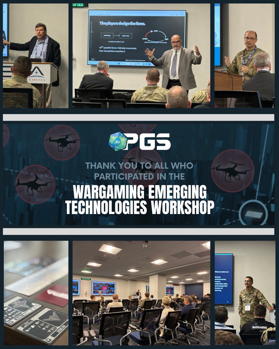 morsanalytics's tweet photo. Thank you to everyone who helped make this year’s workshop a success, including our keynote speakers, presenters, planning team, and attendees who enthusiastically participated in crucial conversations this week.

#Wargaming #DefenseInnovation #NationalSecurity #IndustrialBase https://t.co/1R7aCvnnVq