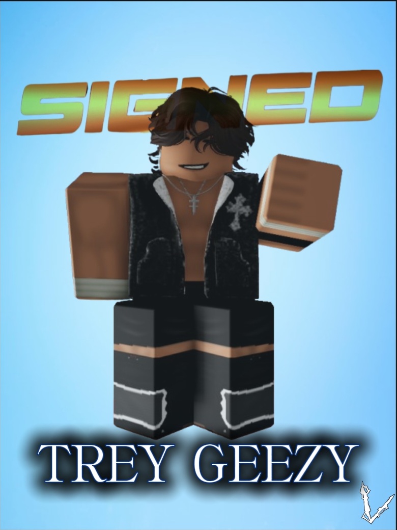 VOLTAGE_rblx's tweet photo. NEW SIGNING! 🤩

"Super Cool, Super Awesome" Trey Geezy has OFFICIALLY Signed with VOLTAGE!

LOCK IN, GEEZY! https://t.co/GIbzXzI61D