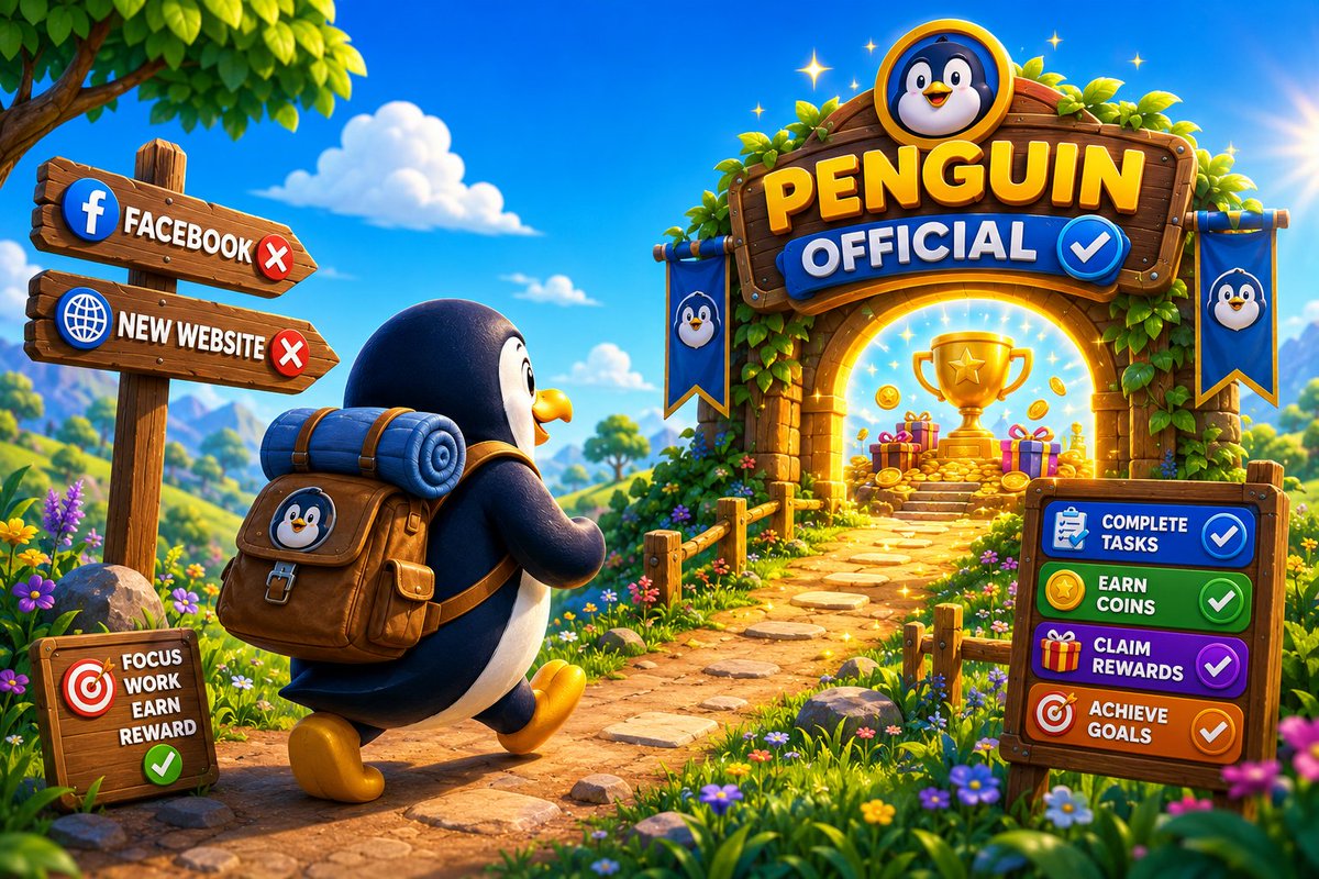 Penguinoffic's tweet photo. 🐧 Your Journey Starts with PENGUIN OFFICIAL! ✓
Don’t just scroll — work, earn &amp; get rewarded! 🚀
🎯 Complete Tasks
🪙 Earn Coins
🎁 Claim Rewards
🏆 Achieve Your Goals

https://t.co/FQap67UO7P
🔥 Work • Earn • Reward 
#PenguinOfficial #Penguin #WorkAndEarn #EarnCoins #Rewards https://t.co/ag0pR9ny2Z