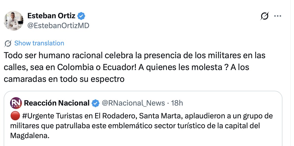 bmgs88ed6's tweet photo. pense que el indignarse por los 4 de Malvinas, las acusaciones de violacion en las cárceles todo esto causado por militares, era sentido común y tener empatía
no un tema de izquierdas y derechas
muy limitadito para tener 1989 citas https://t.co/FdGtzQG6qs
