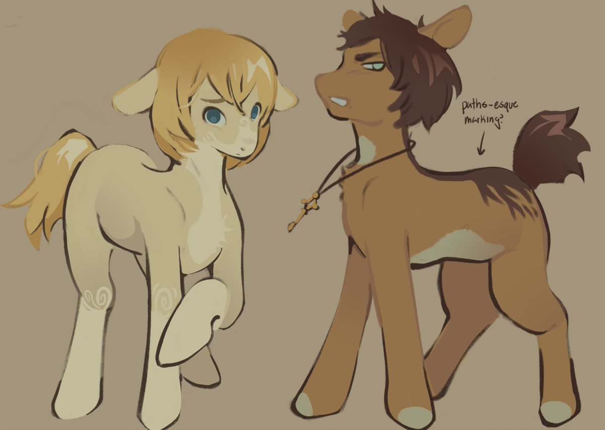 jinxikaa's tweet photo. eren &amp; armin ponies! https://t.co/kBXCrMhdC0