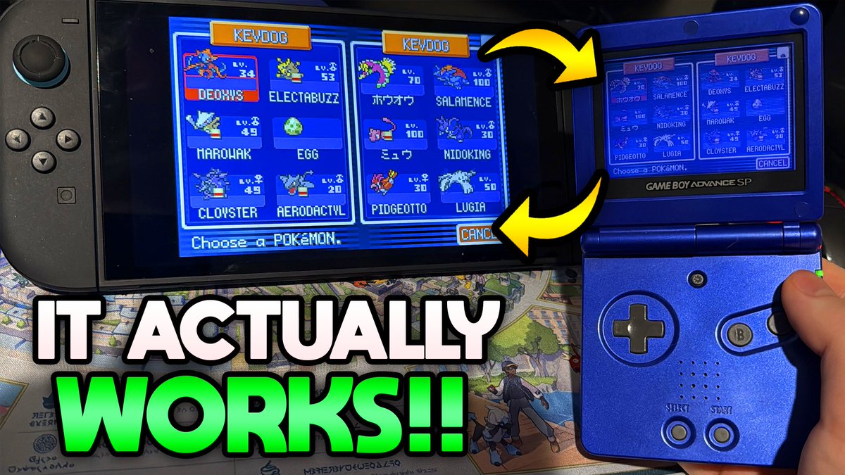 yokevdog's tweet photo. New 2nd channel video: trading from GBA to Switch 2 ⬇️ https://t.co/eHtqf8qqkj