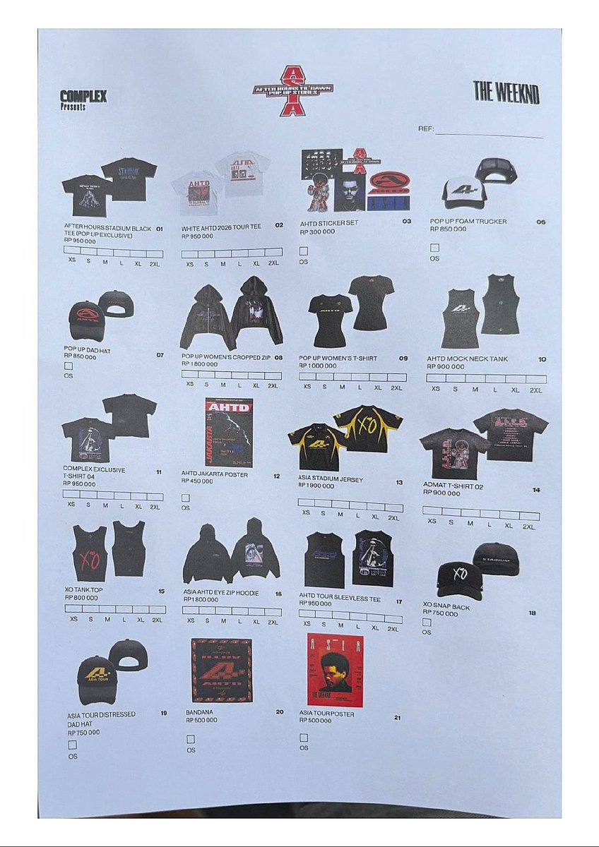 Orizuka_GO's tweet photo. Jastip Merch The Weeknd Pop Up Jakarta

💯 Trusted
⚠️ Limited Slot
❌️ No Cancel
✅️ Full Refund (Jika produk sold)
✅️ Ada GO dan Toko Offline di Thamcit Jakpus
📝 Testi cek Pin &amp;  https://t.co/RcR6V14IRt…

Fee Jastip:
30.000 - Poster &amp; Keychain
50.000 - Tshirt, Hat &amp; Hoodie https://t.co/FtDtUE16A1