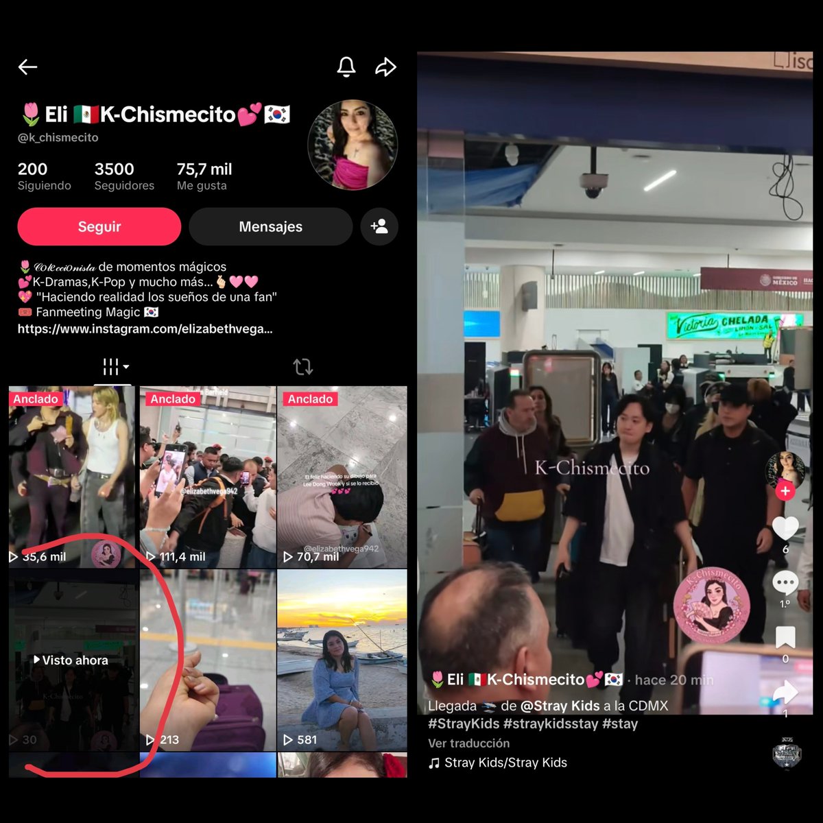 StrayKidsMXCO's tweet photo. Más cuentas que estuvieron acosando a Stray Kids en el aeropuerto https://t.co/minLbthEZn