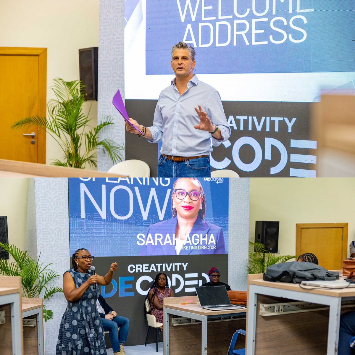 amapsalmist's tweet photo. Sitting in rooms discussing work that truly excites you is not something I’d ever get used to. Not when you’re doing it in the same room as icons whose work you’ve admired for years. ❤️
#CreativityDecoded #AMAPsalmist #APV #AMAPsalmistVisuals #Speaker https://t.co/Ws1Z0ctXjU