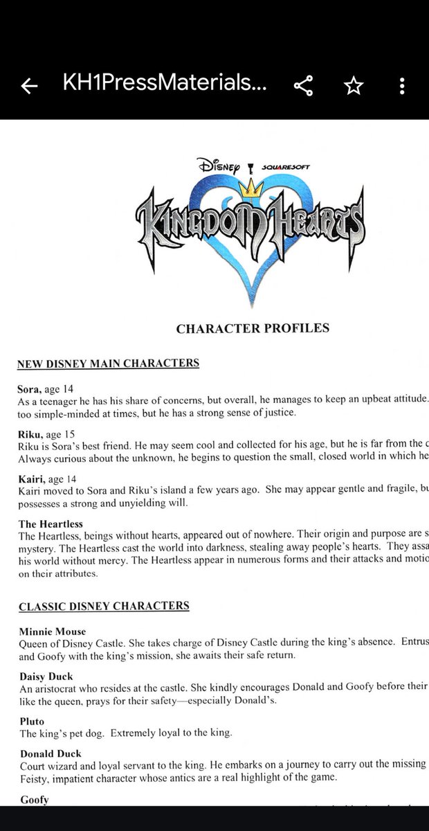 Disney15ish's tweet photo. @ProfToast @PKFinal @archer_pjo This is from the 2002 E3 Press akit that was found a few years ago: https://t.co/U9AxCg4Jv8