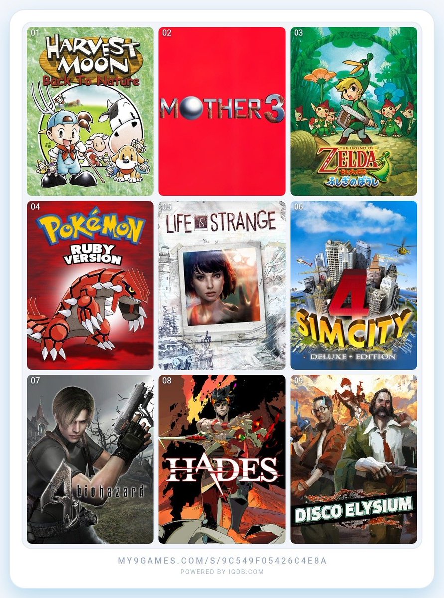 zagreusthan's tweet photo. 9 games that shapes who i am https://t.co/g5YCiv70oT