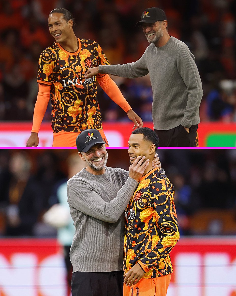 footballontnt's tweet photo. Klopp is reunited with some familiar faces 🥹💫 https://t.co/QV4ObXFjqN