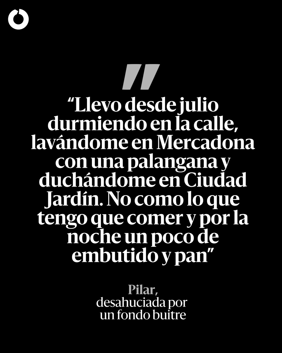 eldiarioes's tweet photo. Pilar, desahuciada por un fondo buitre en Palma: “Con 40 años cotizados he pasado el verano en el coche”
https://t.co/UUR2MPkeic https://t.co/IRPm4DvAG7