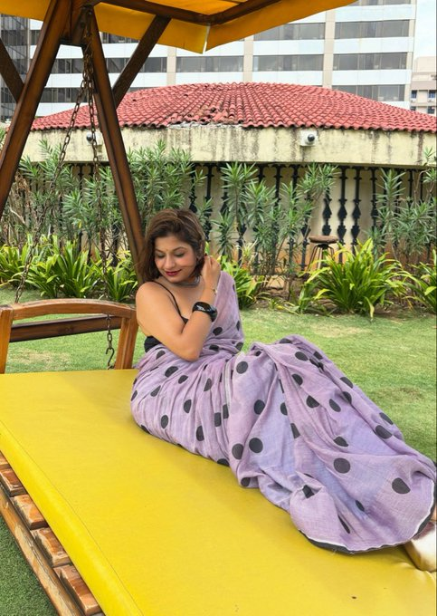 DHView's tweet photo. What if AI put this jhula in a garden full of flowers, with water all around… dreamy or too much? 👀🌸💜✨🤌🏻 https://t.co/rLqoeIZeuf