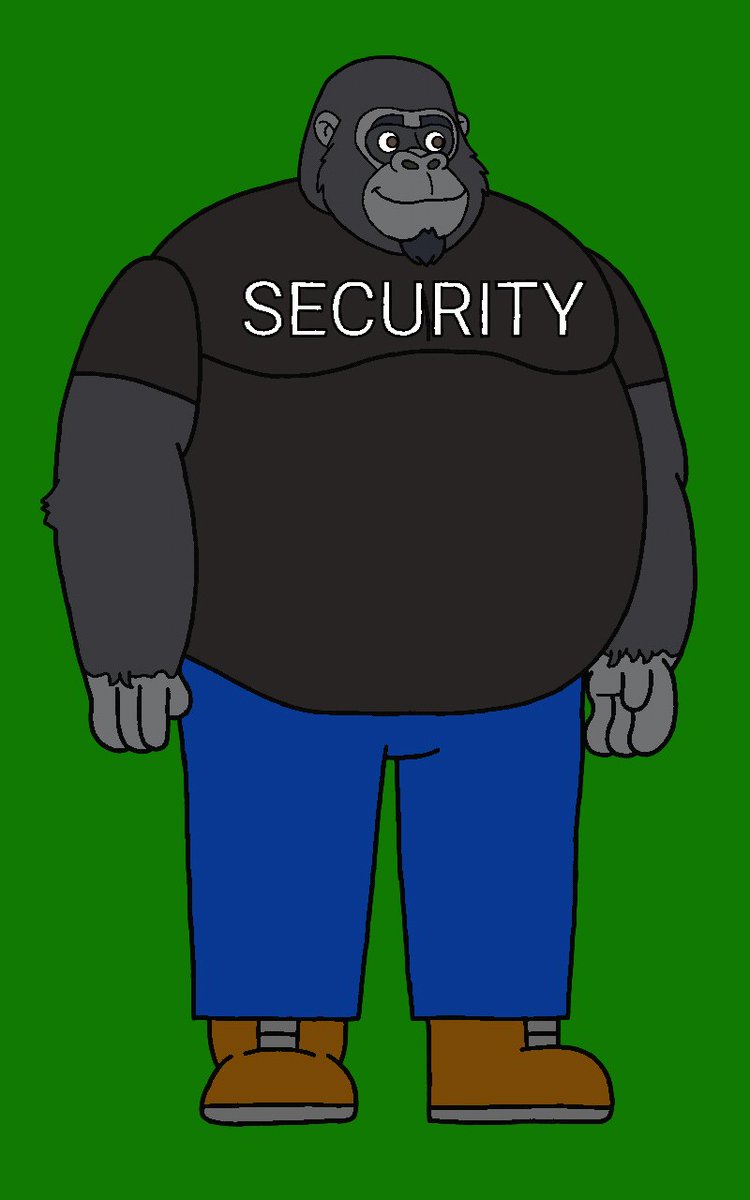 ZoopMonkey's tweet photo. Happy World Gorilla Day! Meet Babu the Giant Security Bouncer Gorilla https://t.co/ckieZchKZk