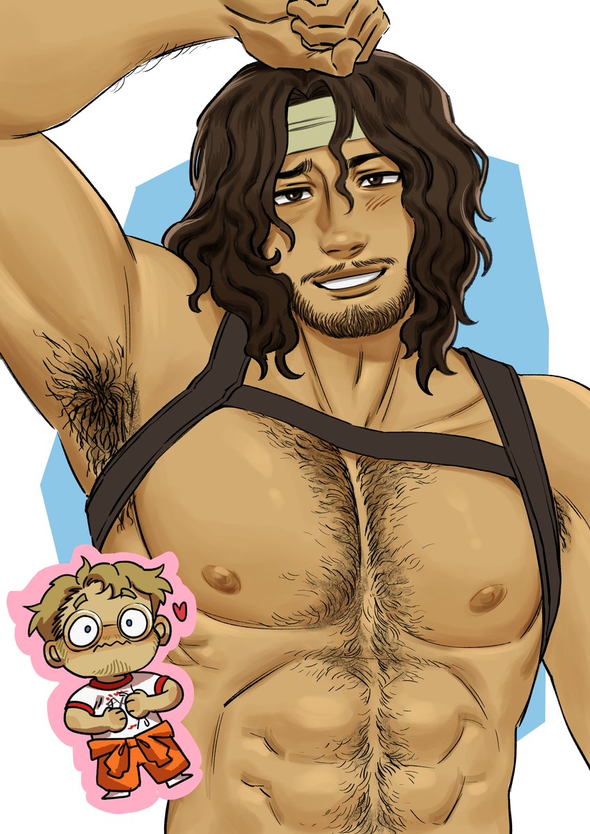 calamity7771's tweet photo. Another commison from my friend (Jonelz_Leo).

Simon kabedon Grace his attempt at flirting fiiiine this was just an excuse for Simon armpits hahaha
Have some delicous bloodymary food!!!

(1/2)

#bloodymary https://t.co/ecuoZB5BEg