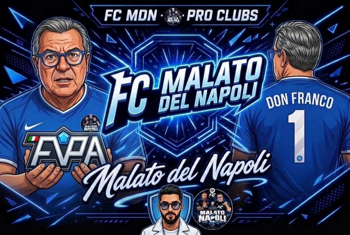 FCMDN__Napoli's tweet photo. Ufficiale partecipazione a @FVPA_net #proclub #fc27 https://t.co/8Qax7P97PY