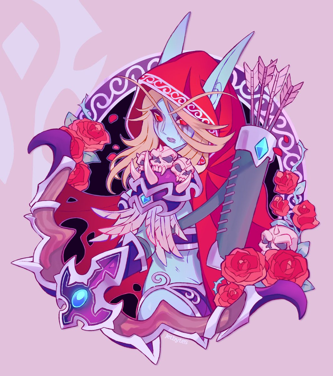 jetbytes's tweet photo. I finished my illustration of Sylvanas ♡
#worldofwarcraft #wowart https://t.co/dEsmhTNyS0