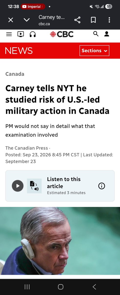 DeezNoots___'s tweet photo. @MarcNixon24 I just saw a cbc ad saying "hes preparing" like he has a fear mongering quota to fulfill. what america going to do? send in tanks and drones because ontario man said "kiss my ass"? talk about slapping someone with their victim card. https://t.co/yEaE3Sc9xL