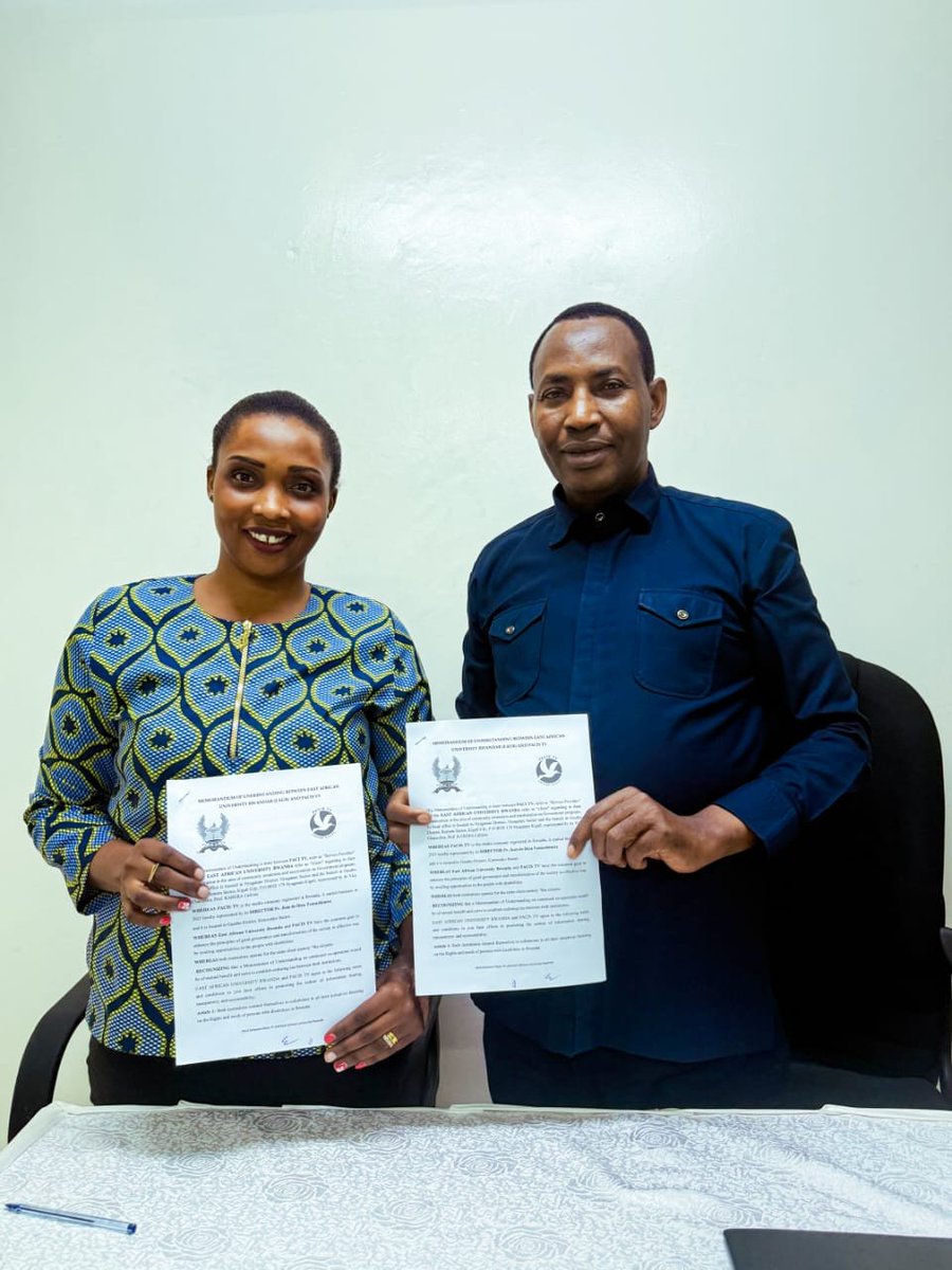 eaur_rw's tweet photo. EAUR Expands Opportunities for Students

Today, EAUR signed 2 MoUs with @pacis_tv &amp; Alpha Vision Ltd, opening opportunities for students to gain practical knowledge, professional experience &amp; skills beyond the classroom.

Together, we connect education to real world opportunities https://t.co/6R2mTkwGk0