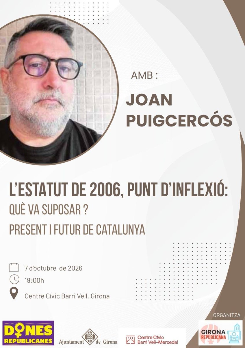GironaRepublica's tweet photo. L’Estatut del 2006 va ser el darrer gran intent de reforçar l’autogovern de Catalunya dins l’Estat espanyol. El text aprovat pel Parlament el 2005 va ser retallat durant la seva tramitació a Madrid, fet que va portar ERC a rebutjar-ne el resultat final.

➡️ https://t.co/eAX1RxUZBJ