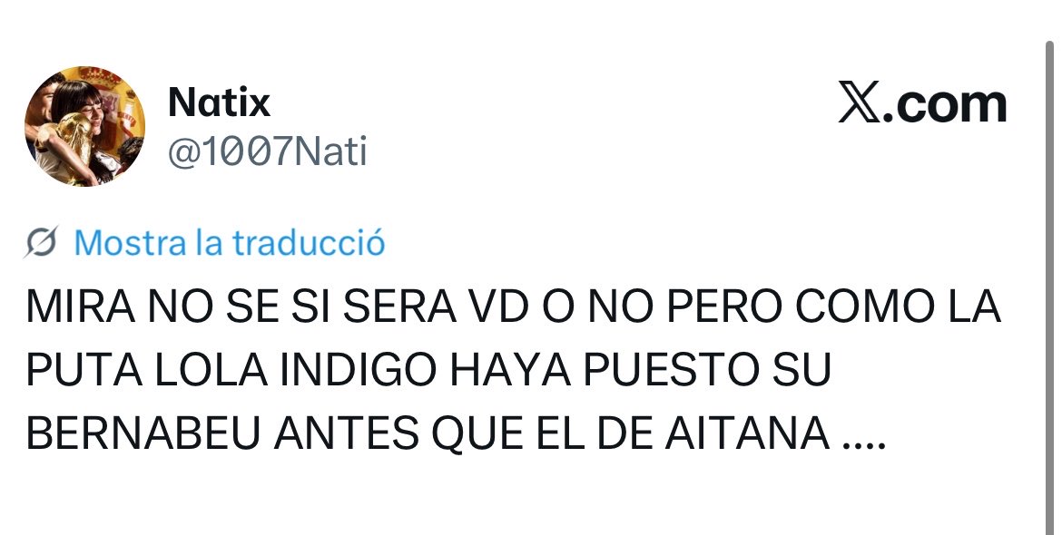 bestofndreaduro's tweet photo. @1007Nati Me parece a mi que muy objetiva no eres y a la mínima aprovechas para menospreciarla 🤷🏻‍♀️ https://t.co/xgM60L1z2I