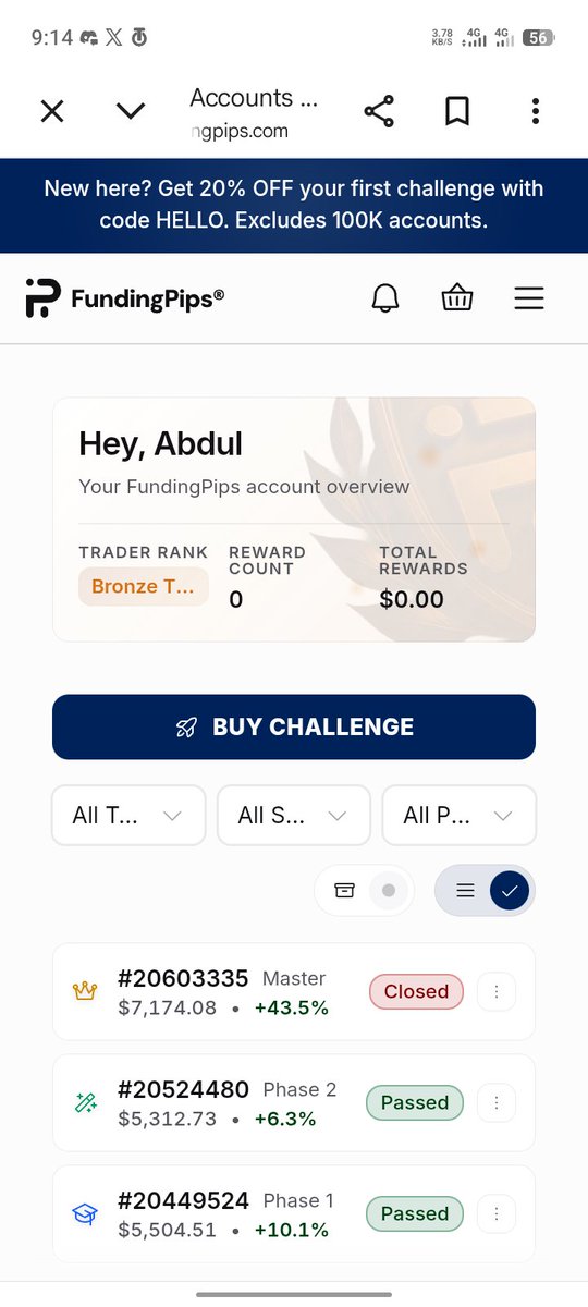 Karimforextrade's tweet photo. @hammadtrades @fundingpips Scammer prop firm @fundingpips @Khldfx https://t.co/BjwzBV9VKk