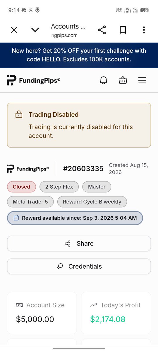 Karimforextrade's tweet photo. @hammadtrades @fundingpips Scammer prop firm @fundingpips @Khldfx https://t.co/BjwzBV9VKk