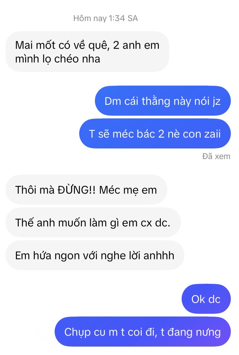 Giaphucvt's tweet photo. Vẫn là tk em họ k15 dam dang của mình.
Mốt về quê nên làm gì với nó đây tarr https://t.co/ZPTGSnAnMI