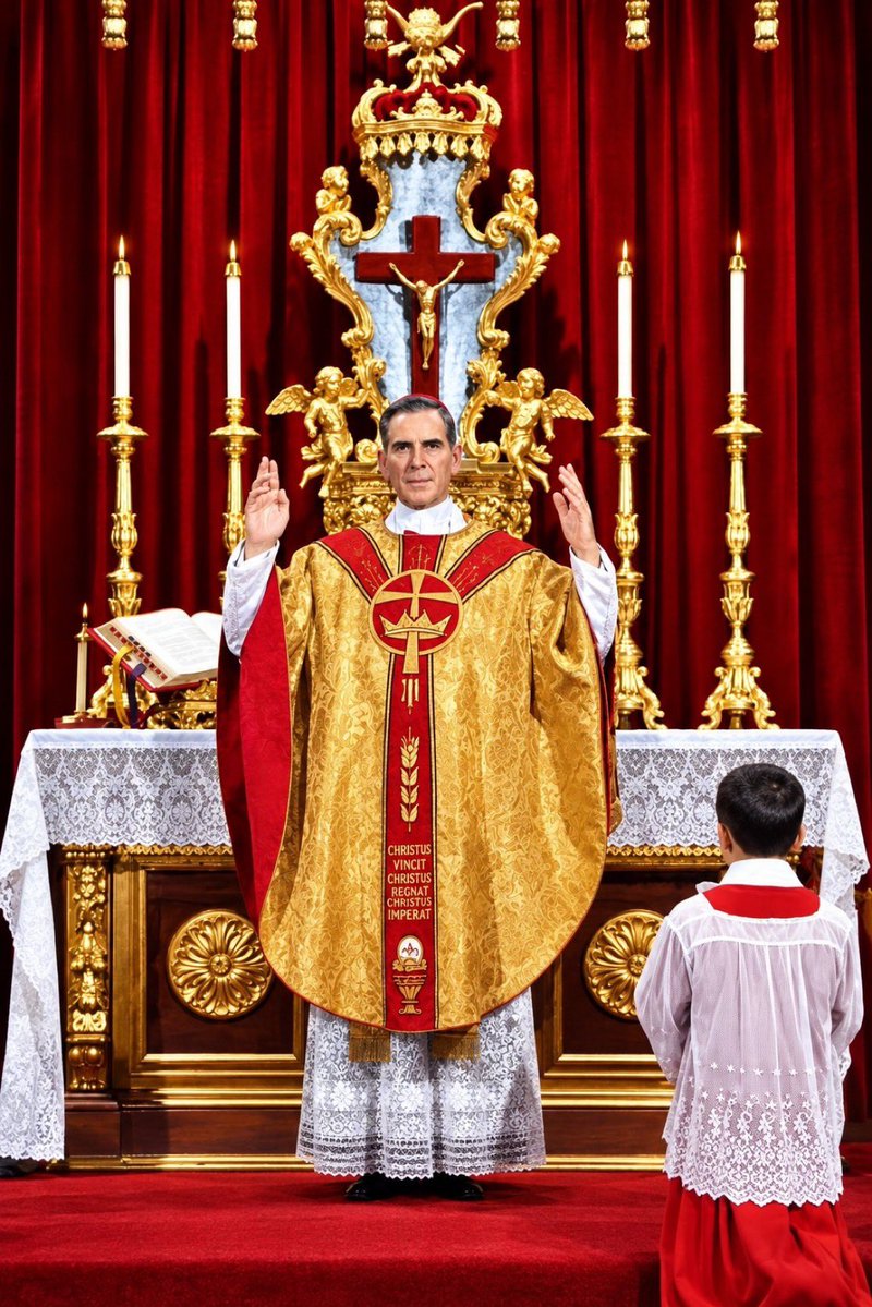 fr_james1's tweet photo. I am moved to tears at the Beatification of Bishop Fulton J. Sheen….Long Over Due by the Catholic Church…..for 
The Wonderful Way in Which Bishop Sheen Spread the Good News of Jesus Christ to the World+!!!  He is Truly Already a Saint in Heaven…as many of us know+!!!  As Bishop Sheen always knelt and said before the Holy Eucharist…..
“MY LORD AND MY GOD+!!!”