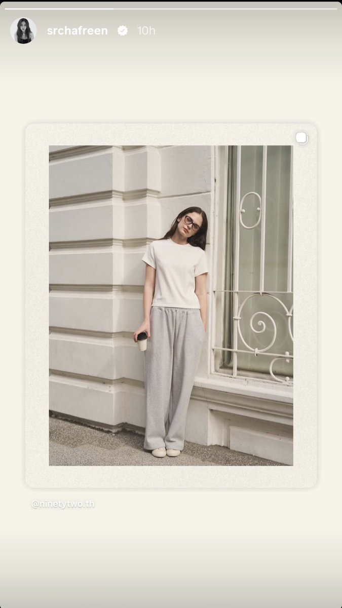 limmegan19's tweet photo. Pfreen posted NINETYTWO posted on story~
Ready to grab the Gate 92 collection naka? I bet it is comfy and suits everyday and all you do, isn't it, Pfreen? Hehe gogo!🫶🏻🤍
#NINETYTWO #GATE92
#srchafreen https://t.co/H1qeDpaN9q