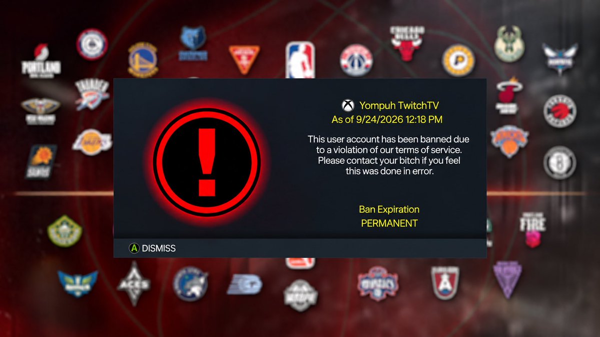 Yompuhh's tweet photo. All I Did Was Flood Shit in the 10K Stage on Stream At That! #NBA2K27 #Banned #Safety https://t.co/2cF1ayIB0q