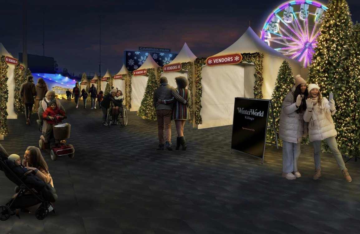 winterworldrva's tweet photo. Local gifts, hot cocoa, and over 1 million lights. The Vendor Village at WinterWorld opens November 19! Tickets: https://t.co/o8qvfhNfxo ☕🎁 https://t.co/ceSAJzut9b