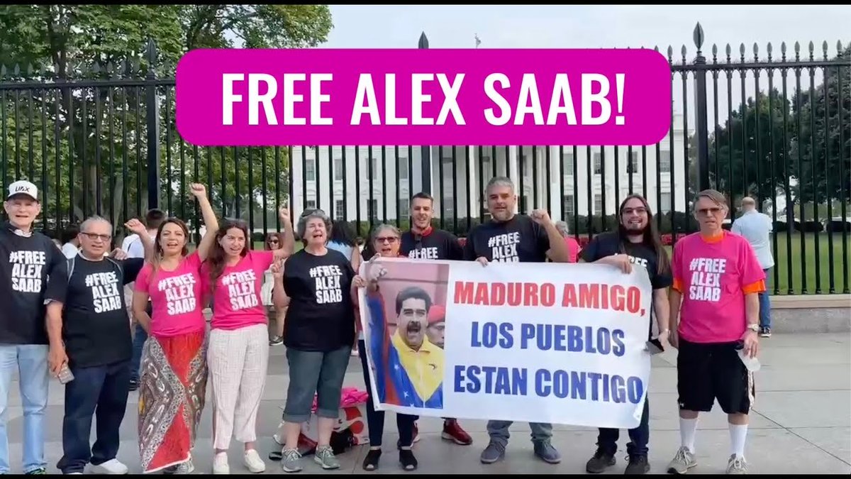 cesarbaezc's tweet photo. Codepink campaigned to free Alex Saab. He pleaded guilty. Codepink went quiet.
Now they want Cilia Flores freed. https://t.co/x7KLnhKHGf