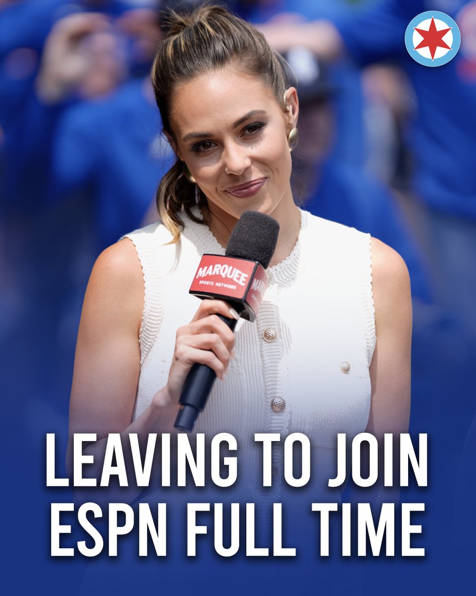 SixPointSports's tweet photo. The legendary Taylor McGregor is leaving the Cubs and Marquee to join ESPN full time.
Congrats to T-Mac 👏 https://t.co/xDfkxy7rc3
