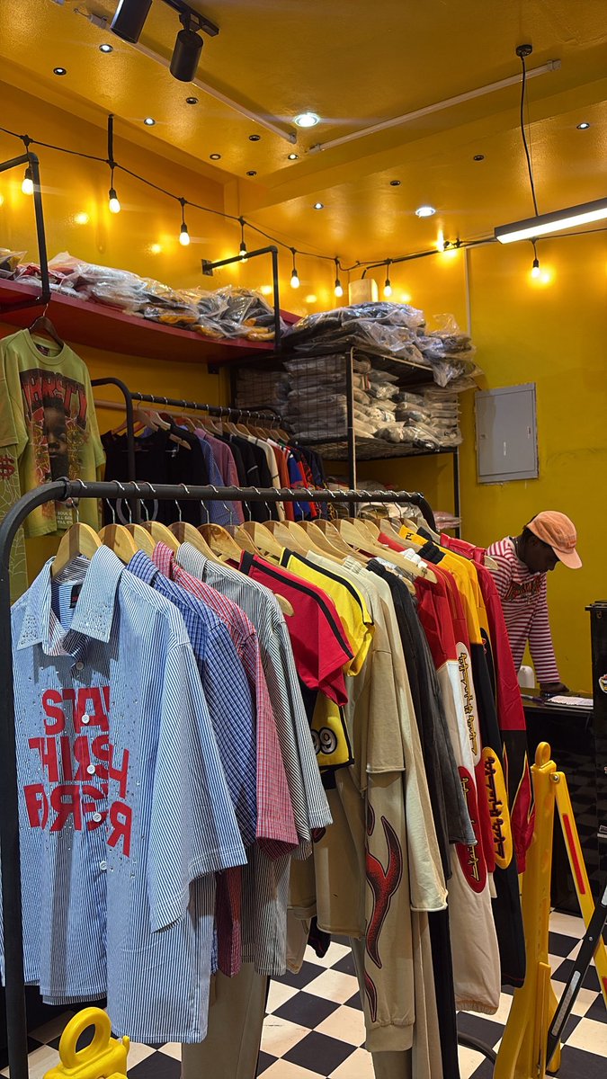 NoteSphere's tweet photo. NoteSphere’s Lagos Streetwear Founders Creativerse posters at @thirstyclub999! 💜 https://t.co/E8vsMXHnUY