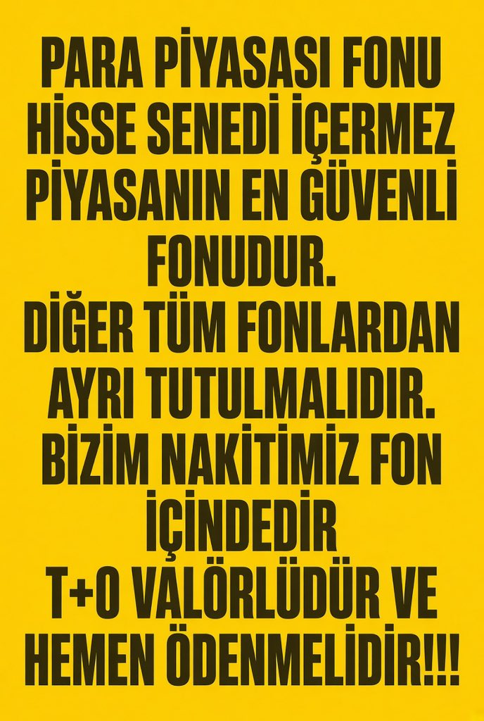 MrEnginar's tweet photo. Para Piyasası Fonu #TP2 gibi fonlar tamamen likittir ve yüksek getiri beklenmez. Mevduat getirisi ile paraleldir. Bu fondaki paralar ödenmezse, nakit para komple yastık altına kaçar. Yapmayın, bu ülkenin parası yastık altına dönmesin #TeraMağduriyetiSonBulsun @spkgovtr @Akparti https://t.co/LwuEG5VhZc