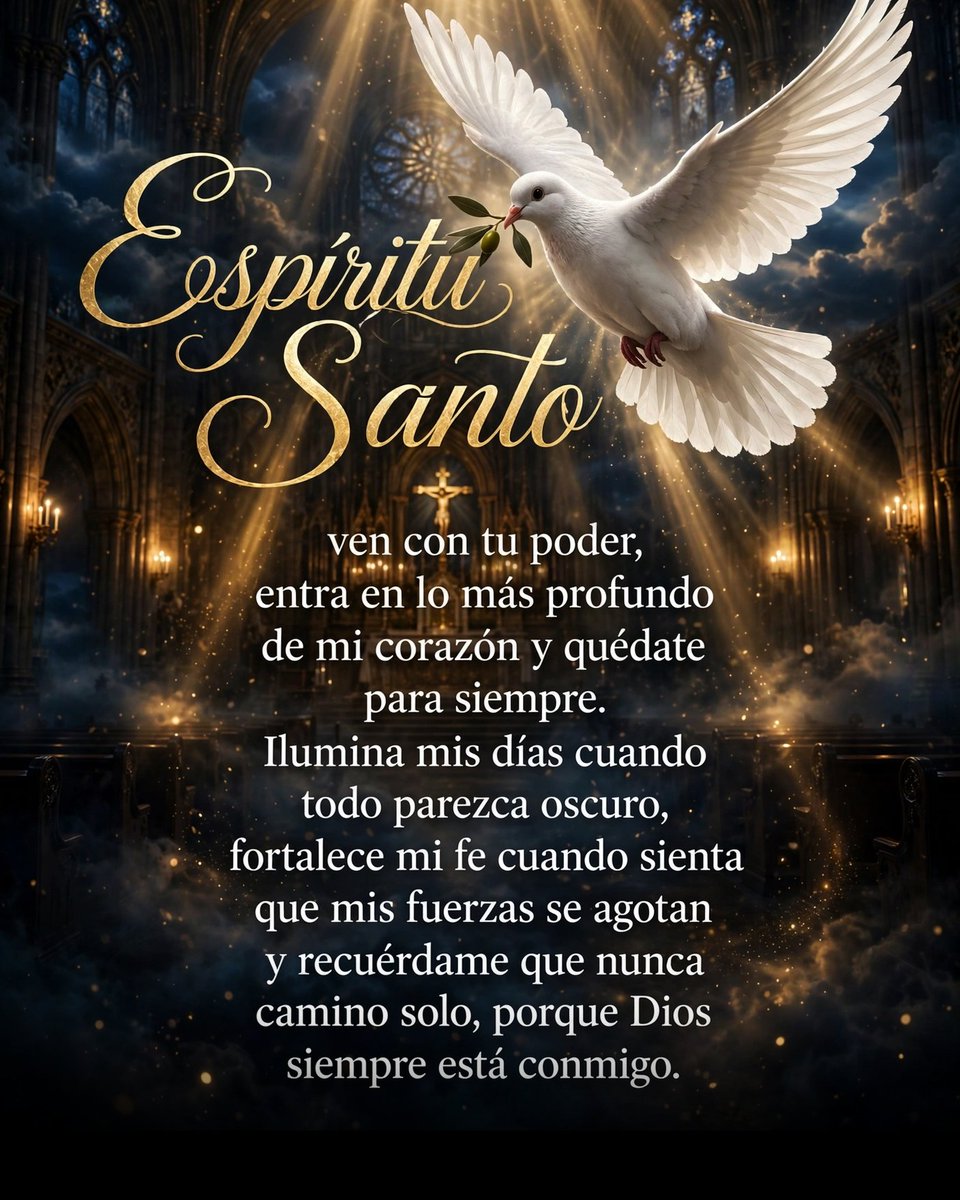 Pildorasdefe's tweet photo. Ven, Espíritu Santo, ven... https://t.co/iVcXG0k2jQ