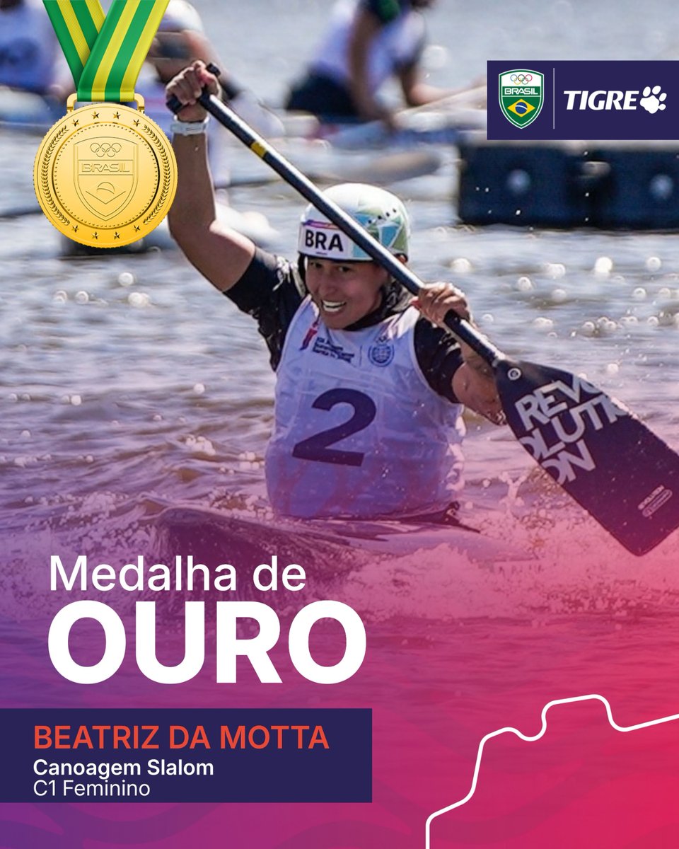 timebrasil's tweet photo. É PÓDIO NA CANOAGEM SLALOM! 🇧🇷🔥🥇🥈🥉

Nossos atletas da Canoagem Slalom deram um show e garantiram medalhas para o Time Brasil nos Jogos Sul-Americanos Santa Fé 2026!

Parabéns, brabos! 👏

📸 @rafaelreichert/COB

#TimeBrasilEmSantaFé #CanoagemSlalom #Tigre https://t.co/1m93KJcMna