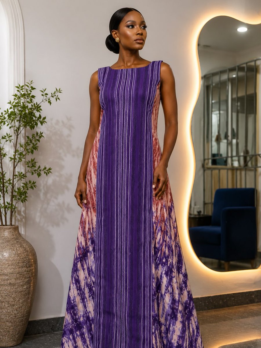 stellamitchelln's tweet photo. The OMOTARA DRESS

A stunning fusion of Adire and Aso Oke, now available in fresh, vibrant prints and various sizes. Prints 1, 2, 4, 5, 6, and 7 are sold out. Print 3 is available. Price: ₦45, 000 https://t.co/DLUG5UGlfG
