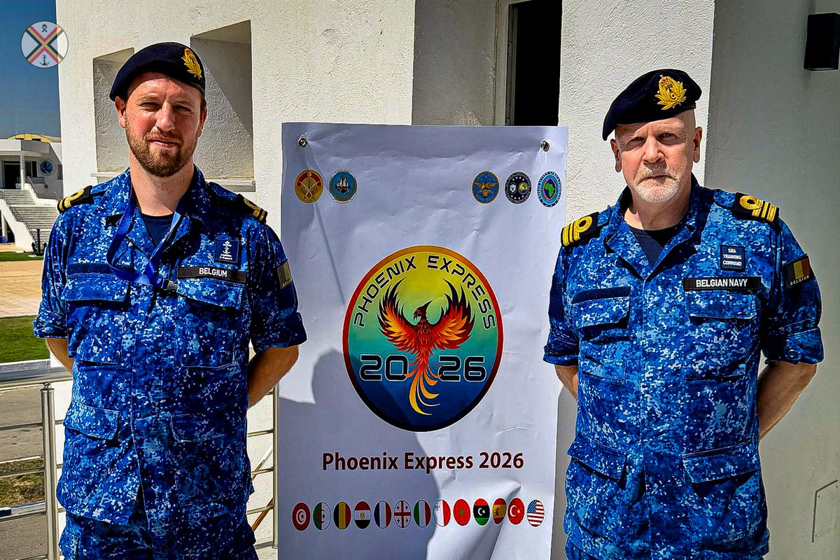 TheBelgianNavy's tweet photo. π§πͺ The Belgian Navy took part in #PhoenixExpress, a 6th fleet US-led exercise strengthening maritime coordination, information sharing and procedures in Tunisia and Morocco.βοΈ
Participating nations: DZA, BEL, EGY, FRA, GEO, ITA, LBY, MAR, TUN, TUR, SAU, ESP, USA
@COM_BelgianNavy https://t.co/L7IuOfJKt8