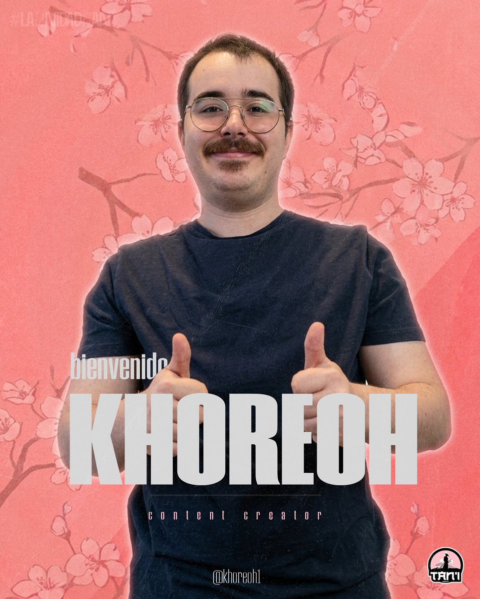 tani_esports's tweet photo. 🩷 PRESENTACIÓN - CC🩷
Este tío a mí me suena de algo👀
Nos alegra muchísimo tenerte de vuelta @khoreoh1 🫡❤️🩹
Ya es una cara conocida aquí, así que nos alegra muchísimo poder darle la bienvenida de vuelta, esta vez como Creador de Contenido🫶
#LaUNIDADTani #GOTANI🩷 https://t.co/m5FtASQYaw