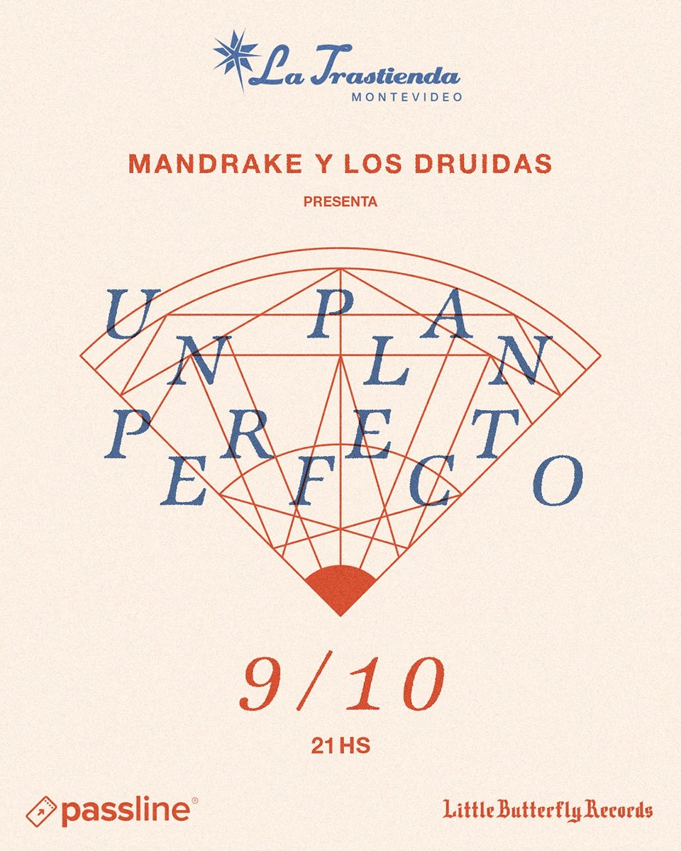 radiofutura911's tweet photo. @Radiofutura 91.1 ✅
Sponsor oficial de tus emociones!
Dale con Mandrake y los Druidas ⭐
que presentan su nuevo álbum, "Un Plan Perfecto" 👏
el próximo viernes 9/10 👈
en #latrastiendamvd 👈
Artista invitado: #negohaedo ⭐
Entradas por #Passline 👈
Invita: @radiofutura911✅ https://t.co/K3TNpzzMVs