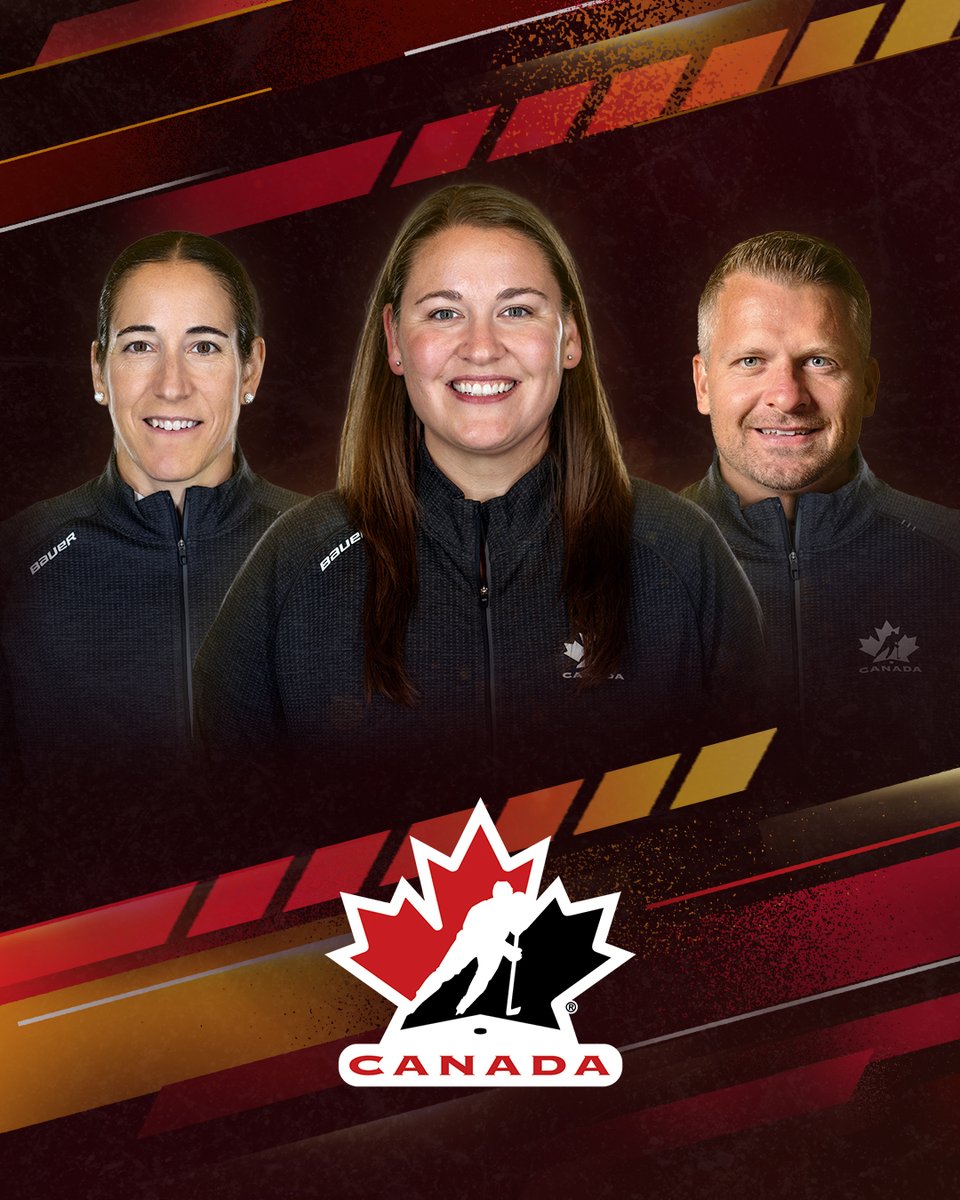 HockeyCanada's tweet photo. The coaching staff is in place for 🇨🇦’s National Women’s Team for the 2026-27 season!
Le personnel entraîneur de l’équipe nationale féminine du 🇨🇦 est en place pour la saison 2026-2027!
HC/EC: Kori Cheverie
AC/EA: Caroline Ouellette
AC/EA: Kris Sparre
📰https://t.co/ubhZ8Bjn8j
📰 https://t.co/6YzDDKoIen