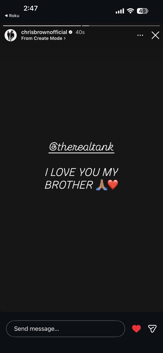 Breezy__ohb's tweet photo. Nobody and I mean nobody hold Chris Brown down in this industry like TANK!!! We really appreciate all that you do GOAT @TheRealTank 💪🏾💪🏾💜💜🤞🏾🤞🏾 https://t.co/R2ANH8Xhcf