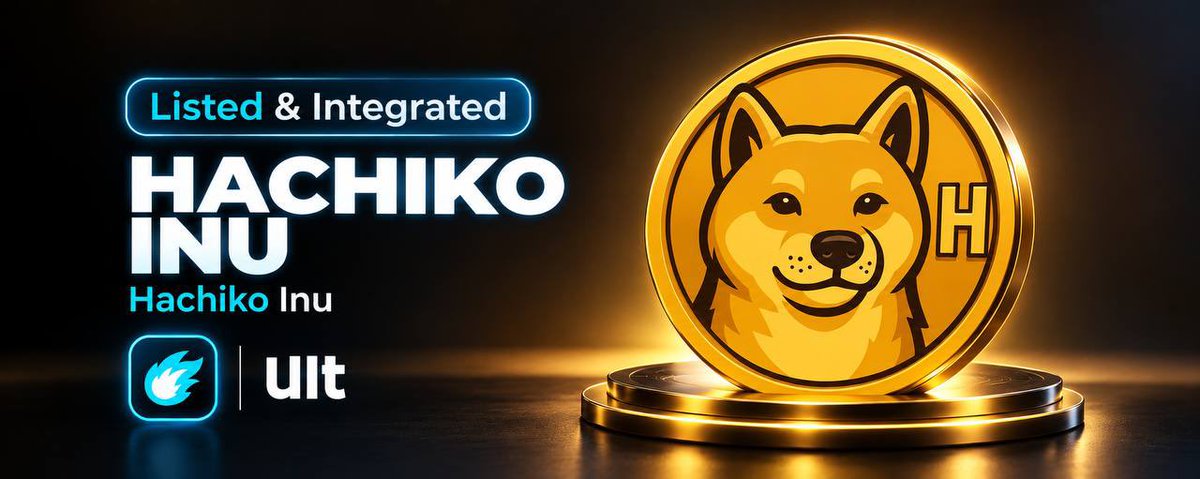 HachikoInuCTO's tweet photo. $HACHIKO is now Listed & Interated on @cryptocom ULT App. 🐕

ULT is https://t.co/Uvi8rnUTHr’s on-chain app, built for discovering, managing and interacting with assets across Web3.

Another major ecosystem where Hachiko is officially recognized.

More access. More visibility. More Hachiko. 🐕🧡

$BNB #BNB ハチ公 #ハチ公
