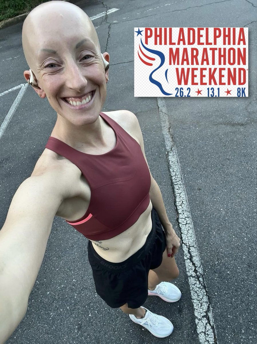 lindSAYhanNAH3's tweet photo. Less than ✌🏻 months until the @Philly_Marathon weekend!! I am so excited, mileage has been building, speed work has been progressing &amp; all the fun has been having had! I love the build so much and can’t wait for November 22nd! 💙👟❤️ https://t.co/4nddwkUfxb